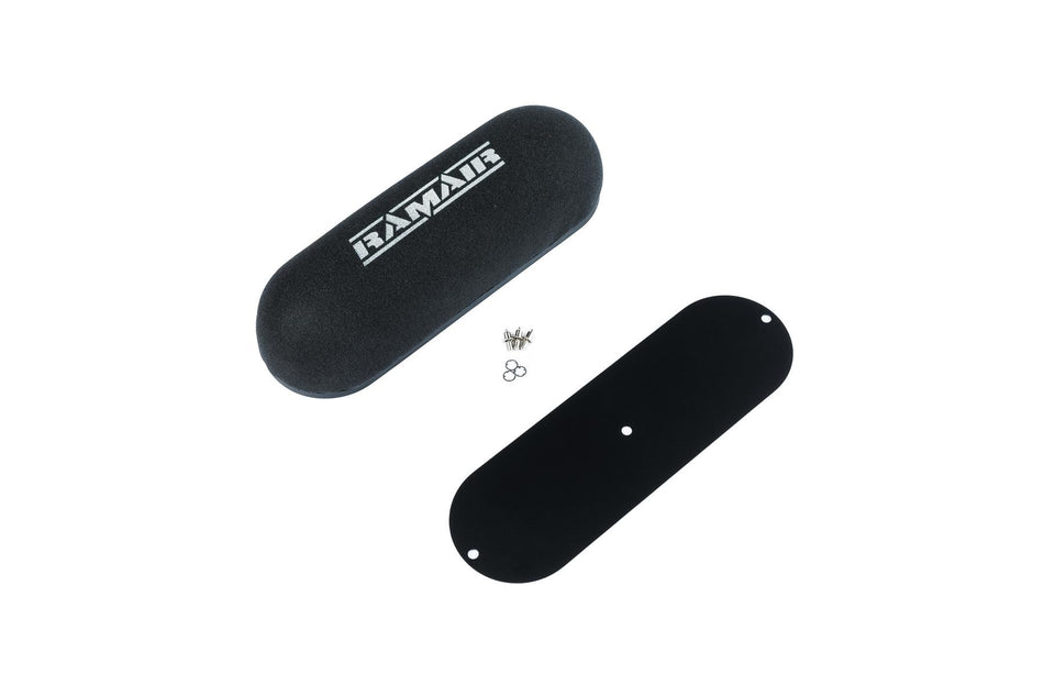 Ramair Twin Domed Carb Air Filter and Blank Baseplate 125mm Internal Height