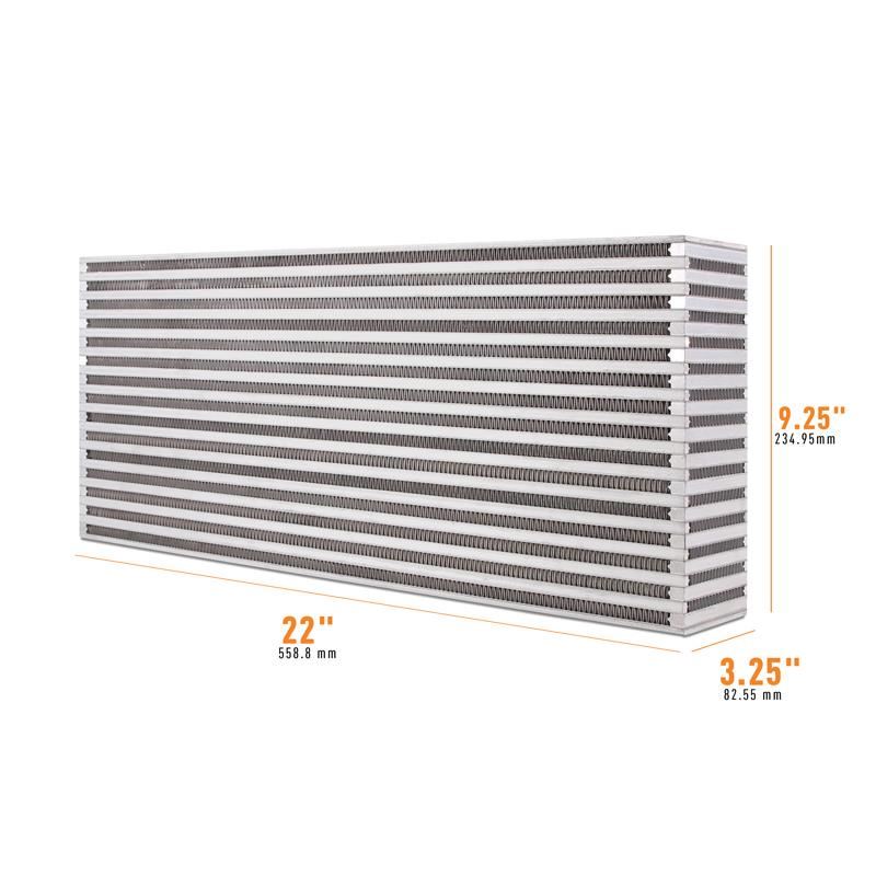 Mishimoto Universal Air-to-Air Race Intercooler Core, 22.00 x 9.25 x 3.25