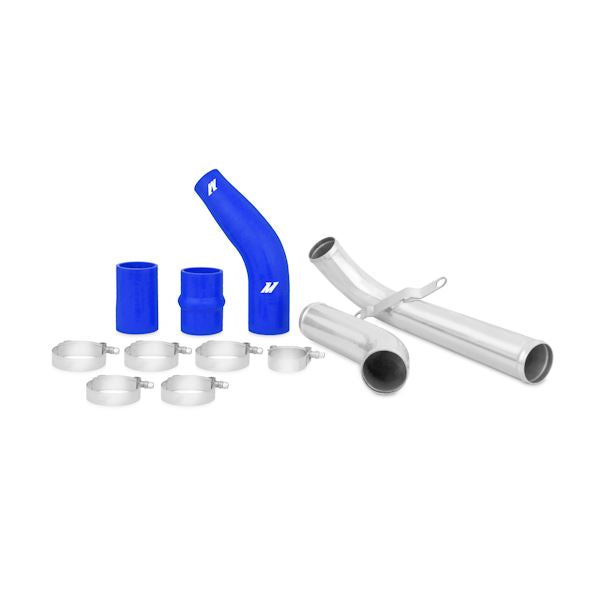 Mishimoto X Upper Intercooler Pipe Kit, Blue Hoses Mitsubishi Lancer 2008-2015