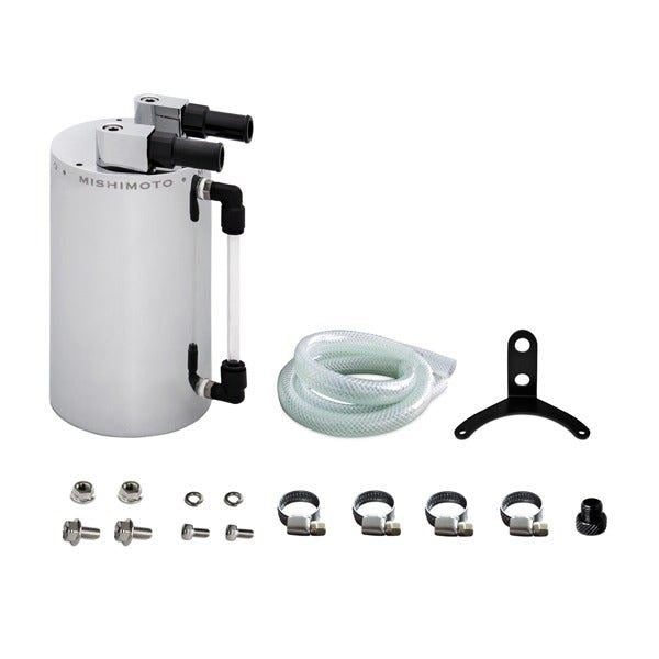 Mishimoto Aluminum Oil Catch Can - Large Upgrade Aftermarket Silver