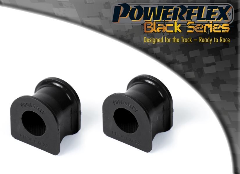 Powerflex Black Front Anti Roll Bar To Chassis 22mm PFF16-603-22BLK (2 Included)