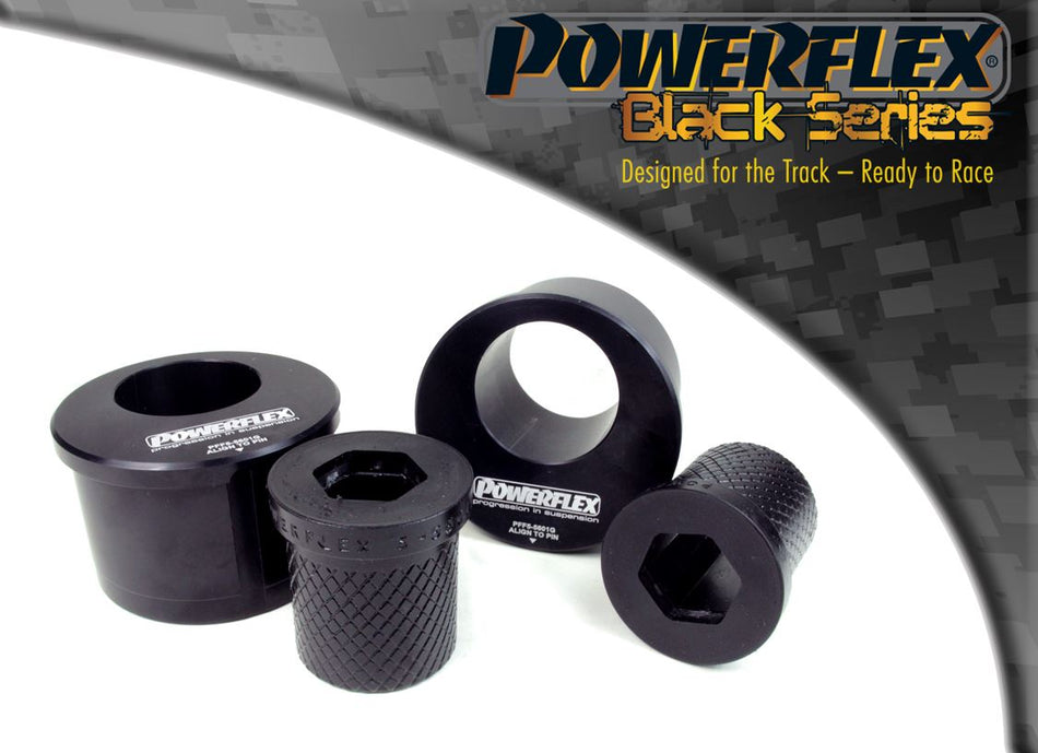 Powerflex Black Front Wishbone Rear Bush Caster Offset PFF5-5601GBLK 2 Included