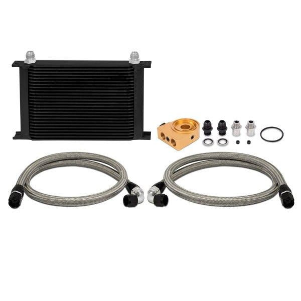 Mishimoto Universal Row Thermostatic Oil Cooler Kit Upgrade Aftermarket Black