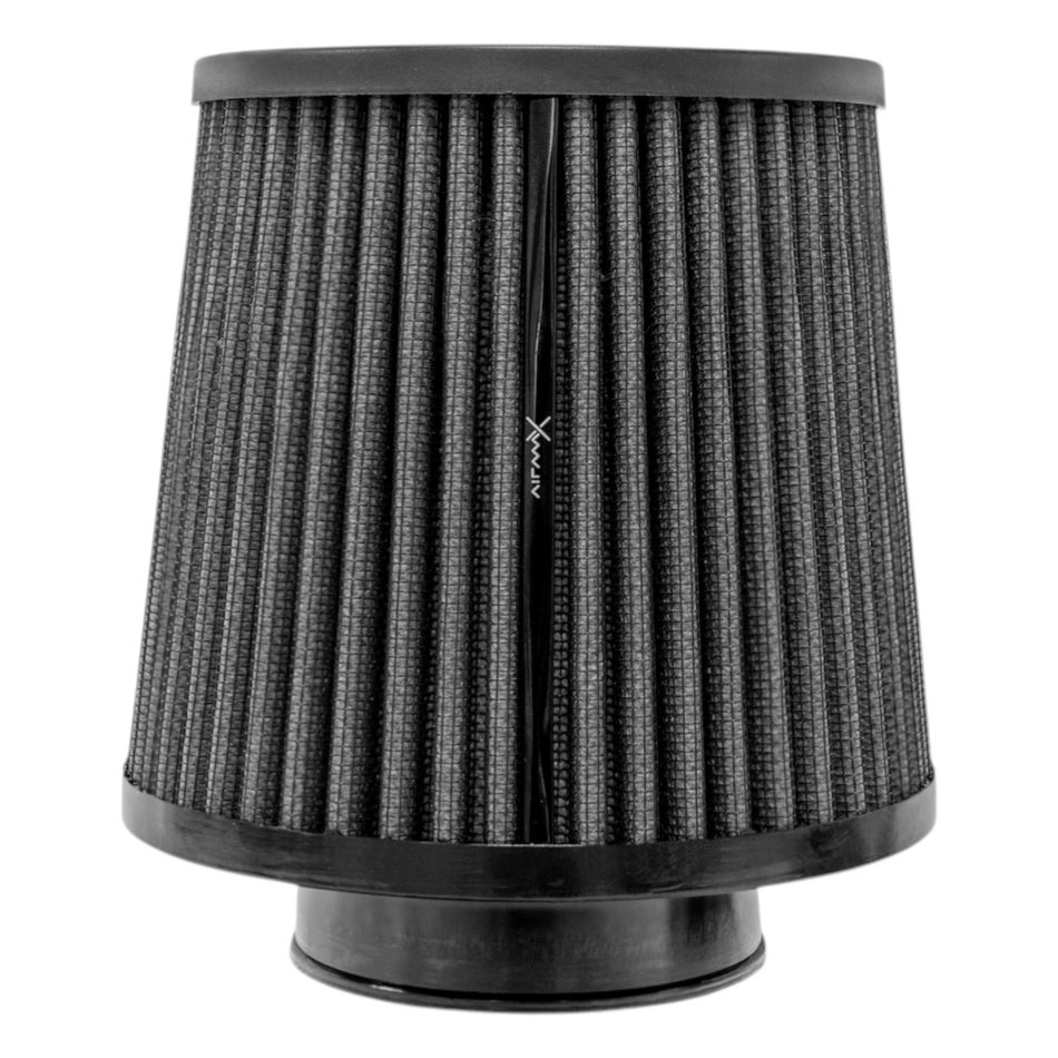 Pipercross Performance AirMax Pleated Cone Air Filter 3" Rubber Neck