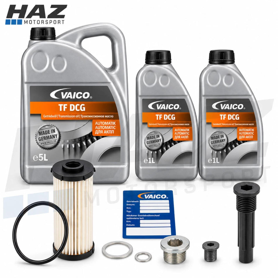 Audi RS3 8V 8Y TTRS DQ500 DSG Full Gearbox Service Kit 7L Oil Filter Plugs VAICO