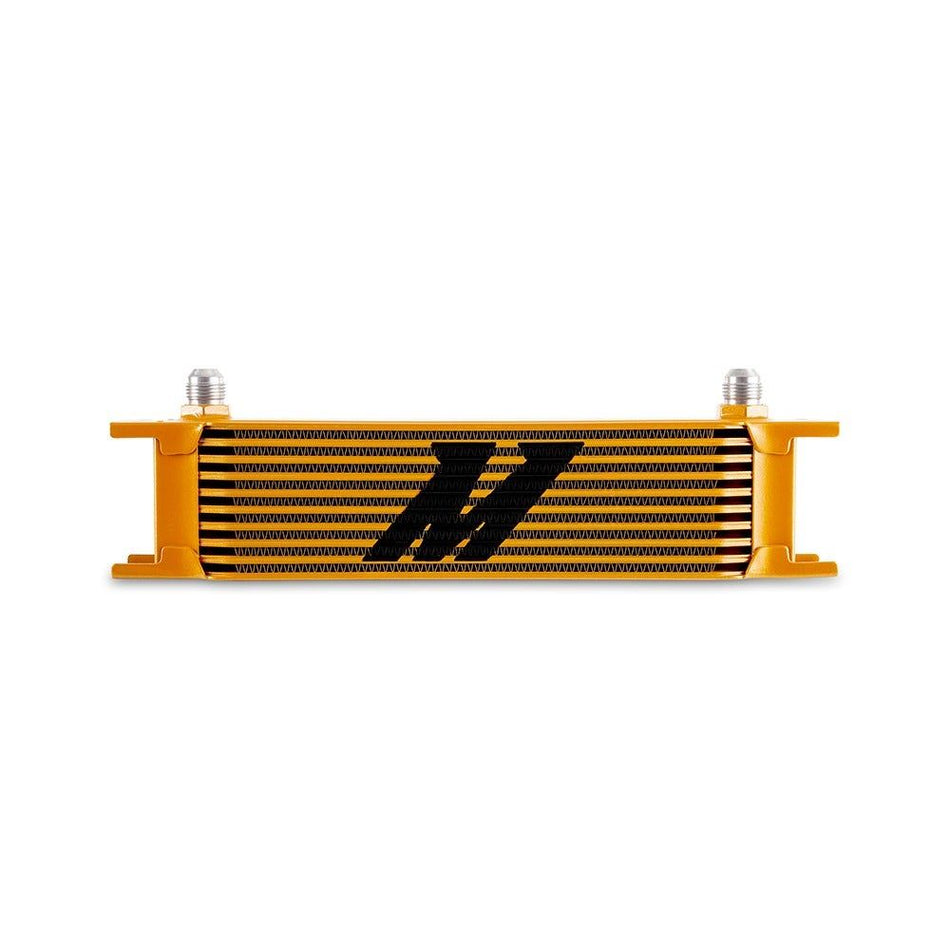 Mishimoto Universal -8AN Row Oil Cooler Upgrade Aftermarket Gold