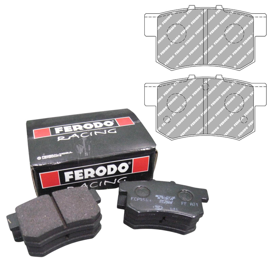 Ferodo DS2500 Rear Brake Pads Honda S2000 Civic EP3 TYPE-R MC1 MB6 EK FCP956H