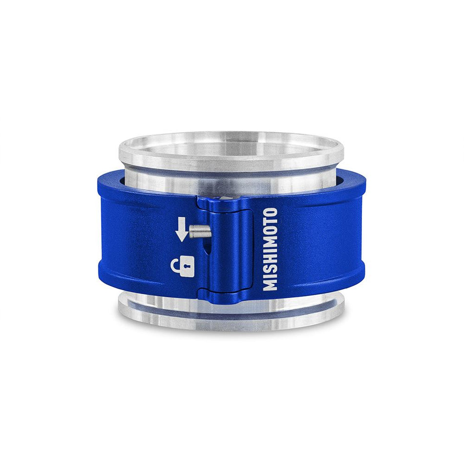 Mishimoto 2.5 Quick Release Clamp Assembly Upgrade Aftermarket Blue