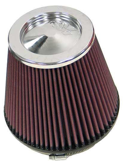 K&N Air Filter High-Flow Performance Washable Reusable Oiled Drop-In Cold Air