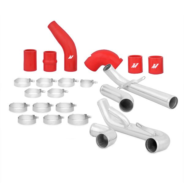 Mishimoto X Intercooler Pipe Kit, Red Hoses Mitsubishi Lancer 2008-2015
