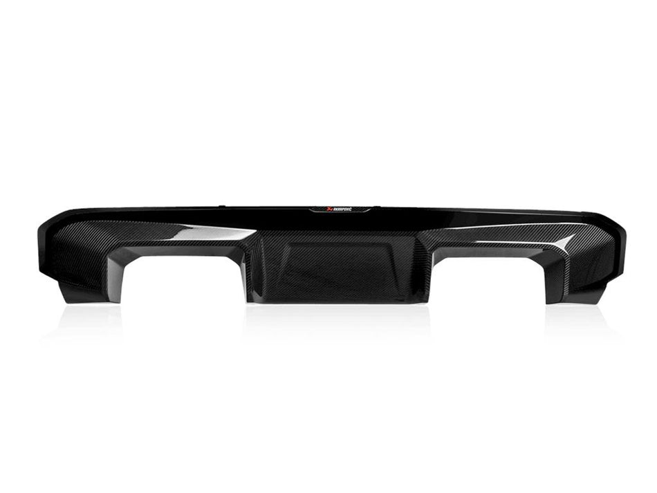 Akrapovic Rear Diffuser Carbon Fibre Gloss BLK Finish For BMW M3 G80 G81 / M4 G82 G83 Incl Comp / CSL / CS