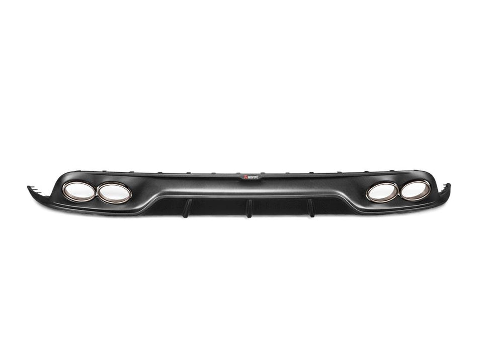 Akrapovic Rear Diffuser Carbon Fibre Matte Finish For Porsche 911 Turbo / Turbo S 991.2 16-19