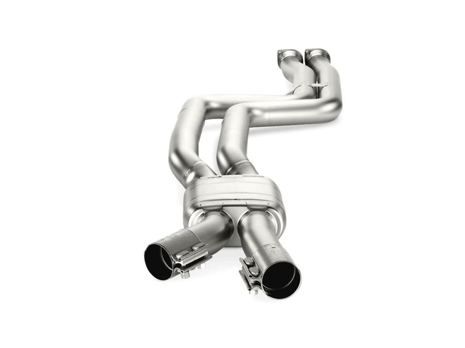 Akrapovic Evolution Link Pipe Mid Pipe Set Titanium Resonated For BMW M3 F80 / M4 F82 F83 Incl CS & GTS