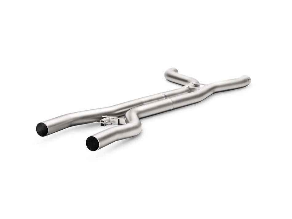 Akrapovic Evolution Link Pipe Mid Pipe Set Titanium For Porsche Cayenne GTS / Turbo Facelift 958 15-17