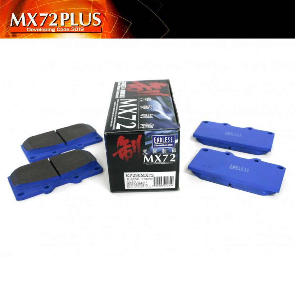 EP230 Endless Front MX72 PLUS Performance Racing Brake Pads EP230-MX72PLUS