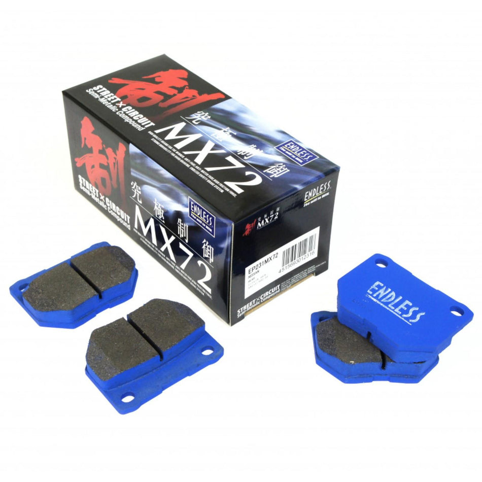 EP231 Endless Rear MX72 Performance Racing Brake Pads EP231-MX72