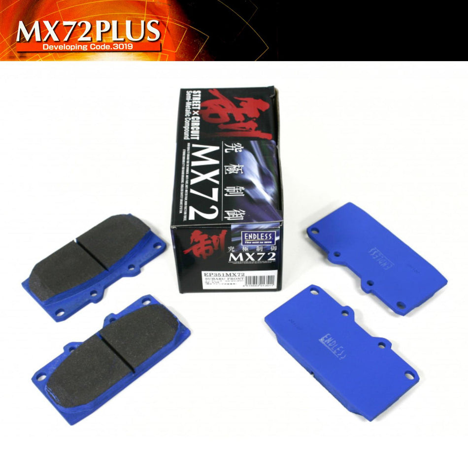 EP351 Endless Front MX72 PLUS Performance Racing Brake Pads EP351-MX72PLUS