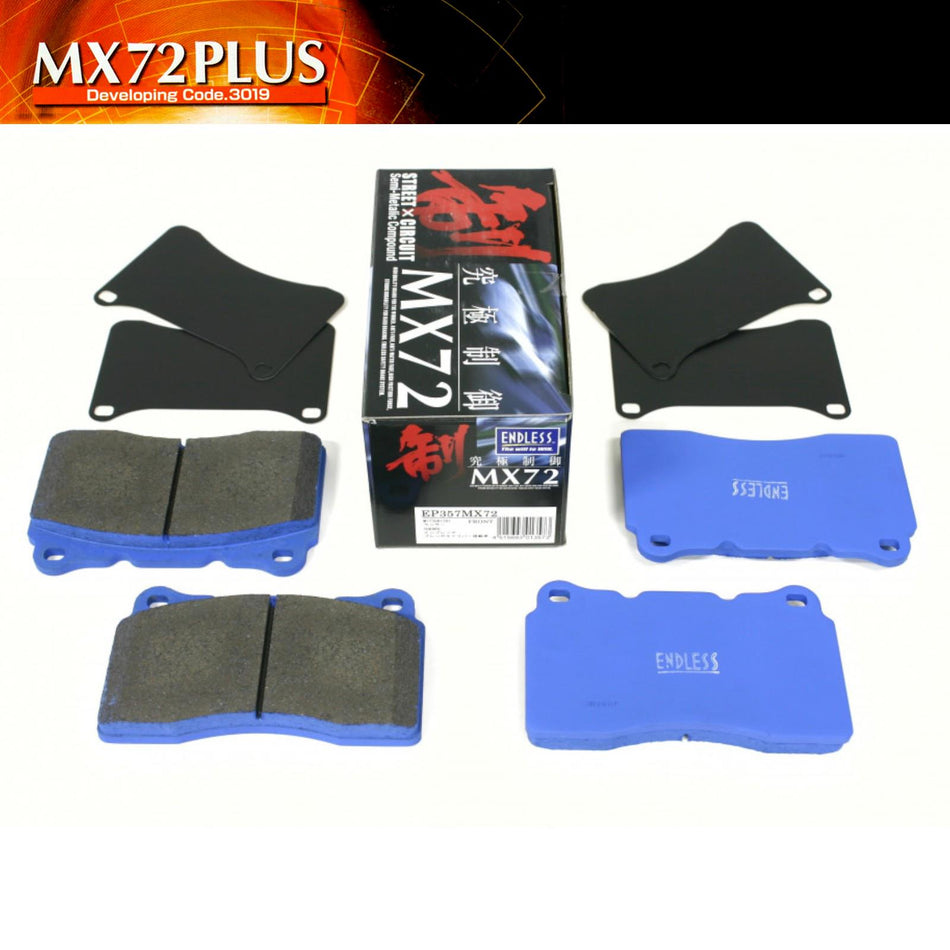 EP357 Endless Front MX72 PLUS Performance Racing Brake Pads EP357-MX72PLUS