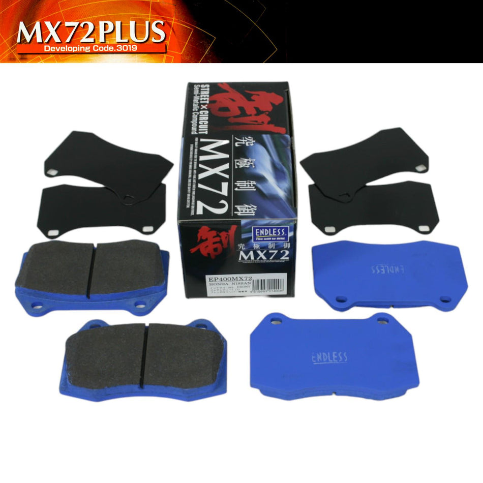 EP400 Endless Front MX72 PLUS Performance Racing Brake Pads EP400-MX72PLUS