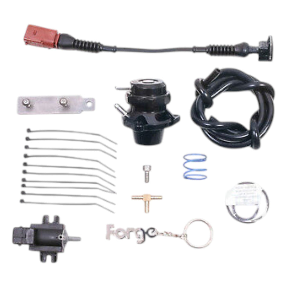 Forge Recirculating Dump Valve Kit Golf Mk7 GTI/R Audi S1/S3 8V TTS Mk3 Black