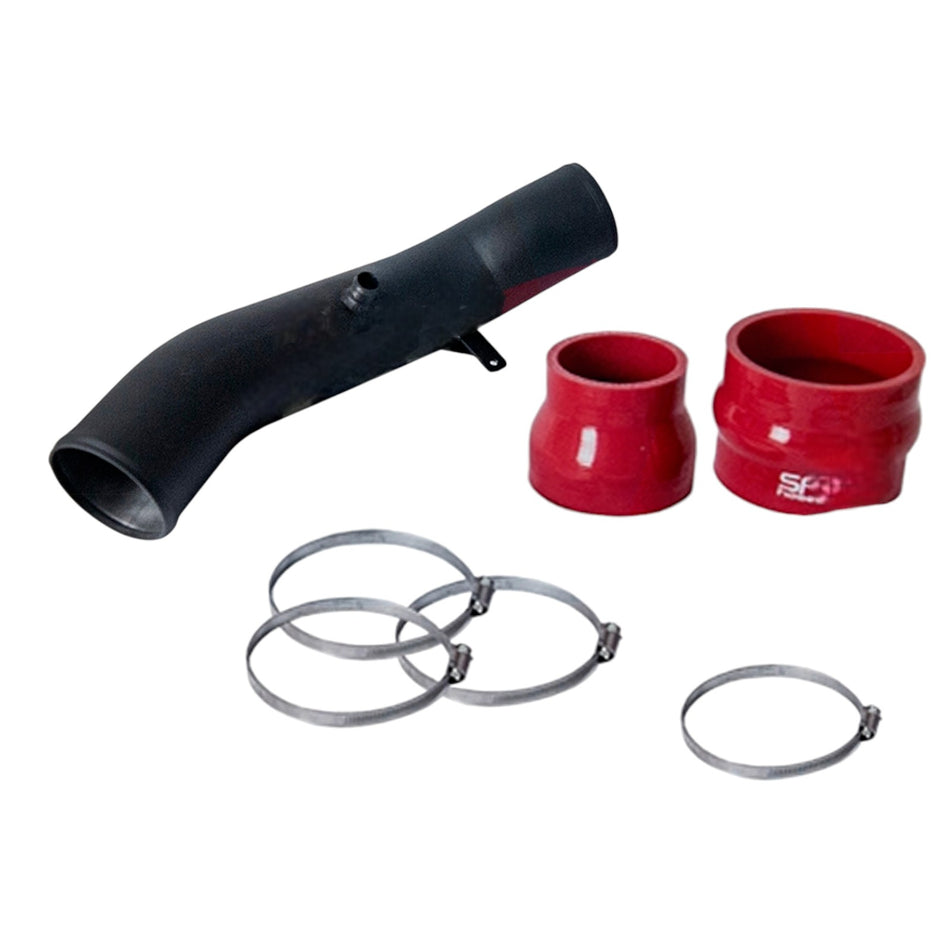 HG Motorsport 3.5 Red Intake Hard Pipe Kit for Audi RS3 8V FL, TTRS 8S 400HP