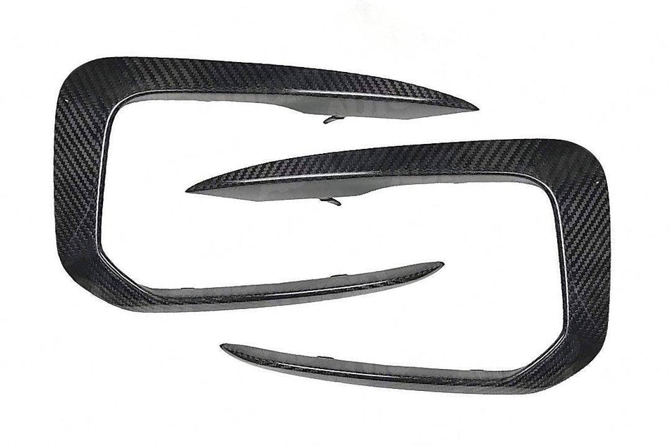 FORM Industries FORM Pre-preg Carbon Fibre Front Bumper Canards for BMW M140i / M135i LCI by FORM (2015-2019)