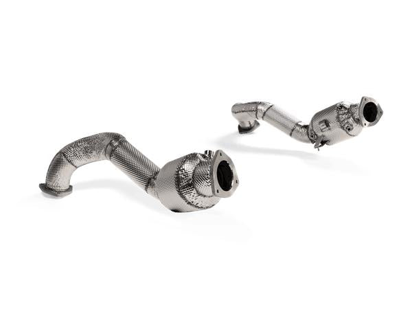 Akrapovic Exhaust Link Pipe Set Titanium For Porsche 718 Cayman GT4 RS / Spyder RS 22-24