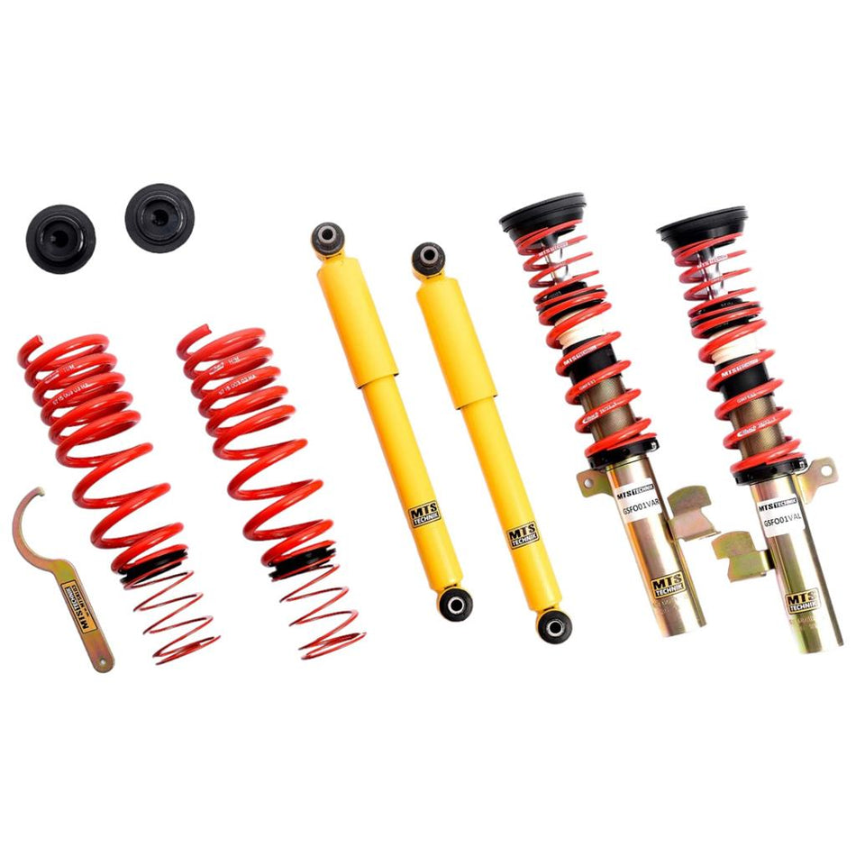 MTSGWFO16 MTS Technik Performance Suspension Coilover Kit Street Series Gold