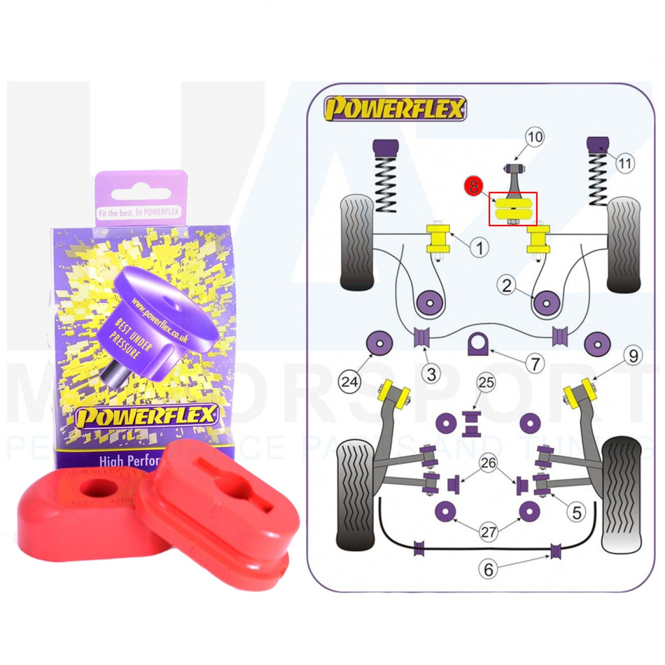 Powerflex Front Engine Mount Dog Bone (Diesel) For Volkswagen/Audi/Seat/Skoda