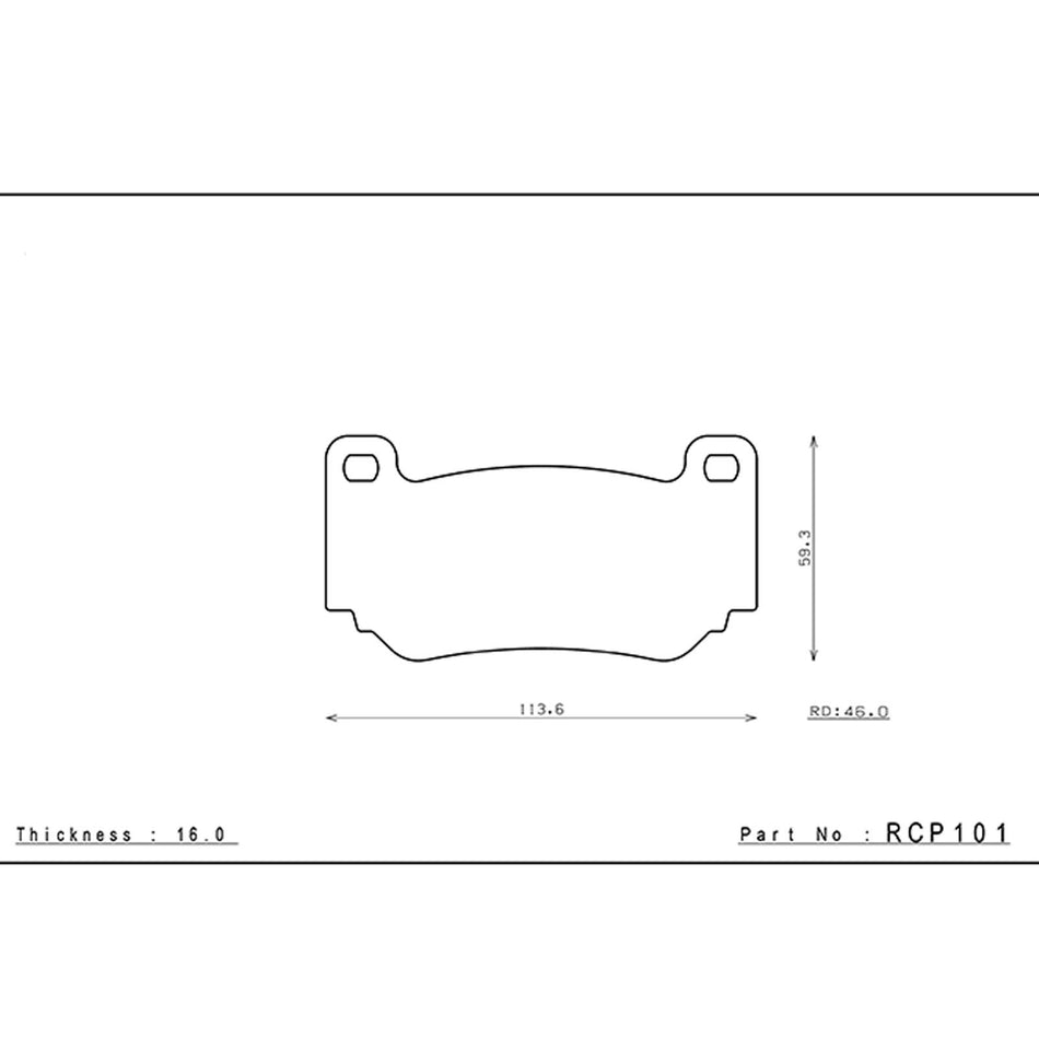 Endless Front Rear MX72 PLUS Racing Brake Pads RCP101-MX72PLUS EIP133-MX72PLUS