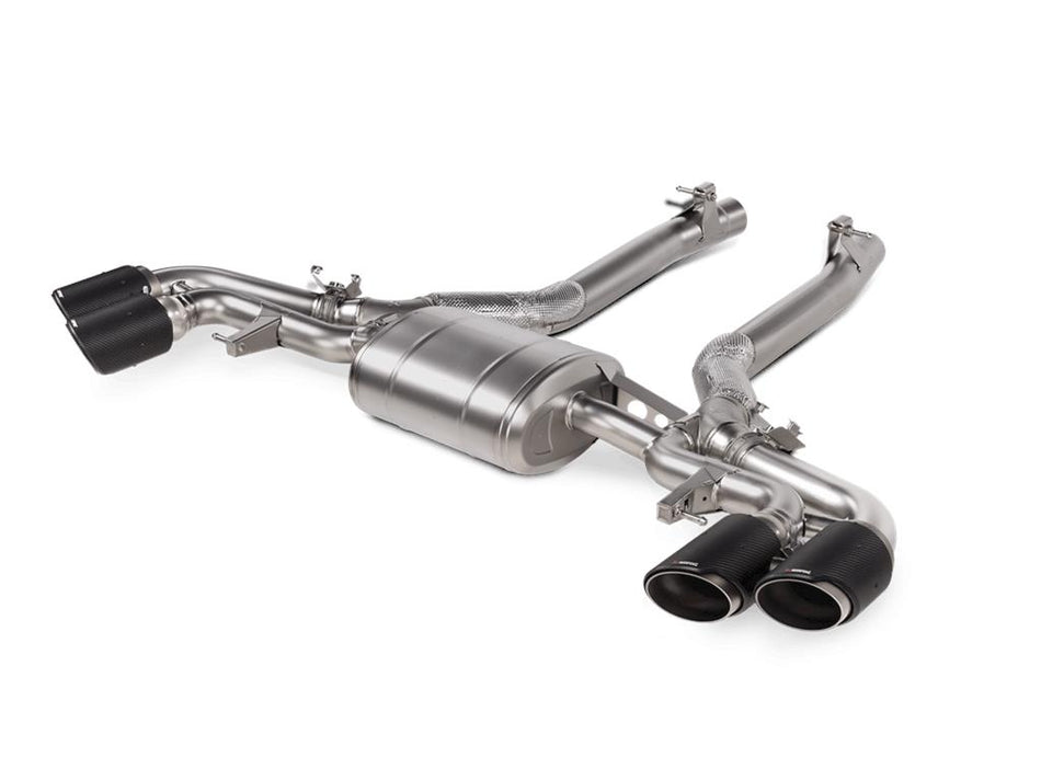 Akrapovic Slip On Line Exhaust System Titanium For BMW X5M F95 / X6M F96 Incl Competition 20-23