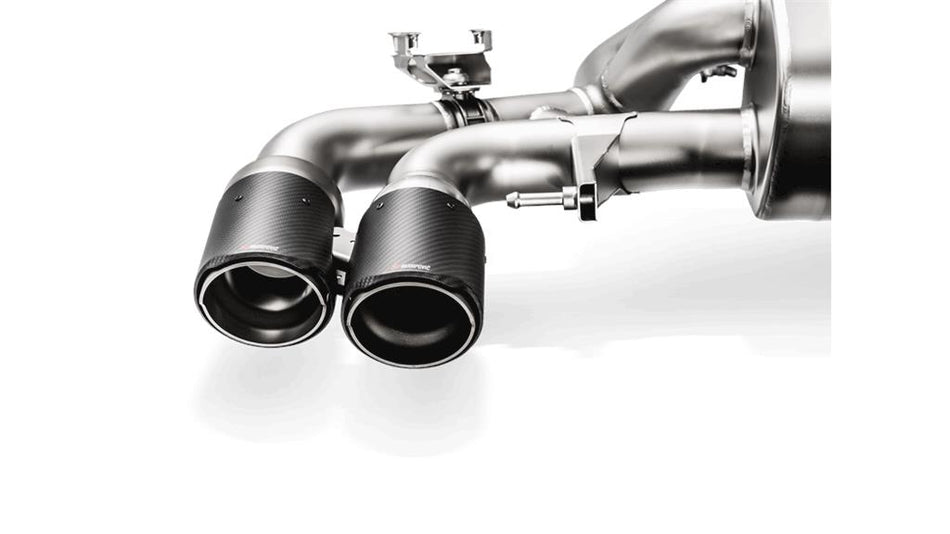 Akrapovic Carbon Fibre Exhaust Tips Tail Pipe Set For BMW F90 M5 Incl Competition & CS 18-23