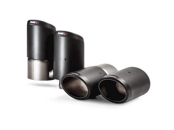 Akrapovic Carbon Fibre Exhaust Tips Tail Pipe Set For Porsche Cayenne S/GTS/Turbo/TurboS Coupe 536