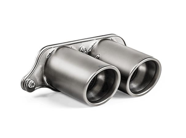 Akrapovic Titanium Exhaust Tips Tail Pipe Set For Porsche 911 GT3 / Touring / GT3 RS / Speedster 991.2