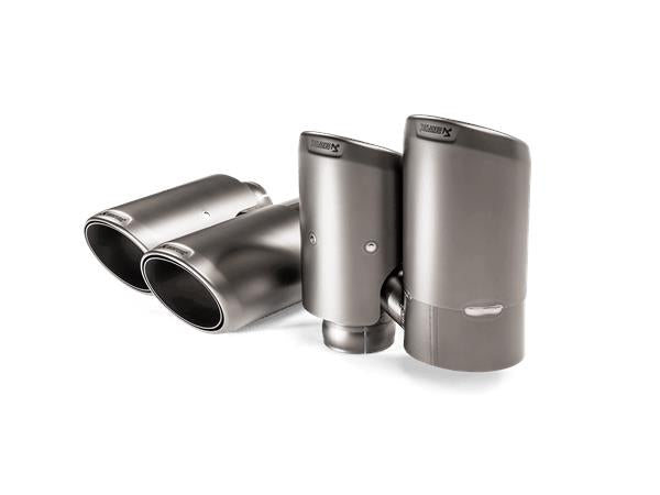 Akrapovic Titanium Exhaust Tips Tail Pipe Set For Porsche Cayenne/Coupe S/GTS/Turbo/Turbo S 536 18-22