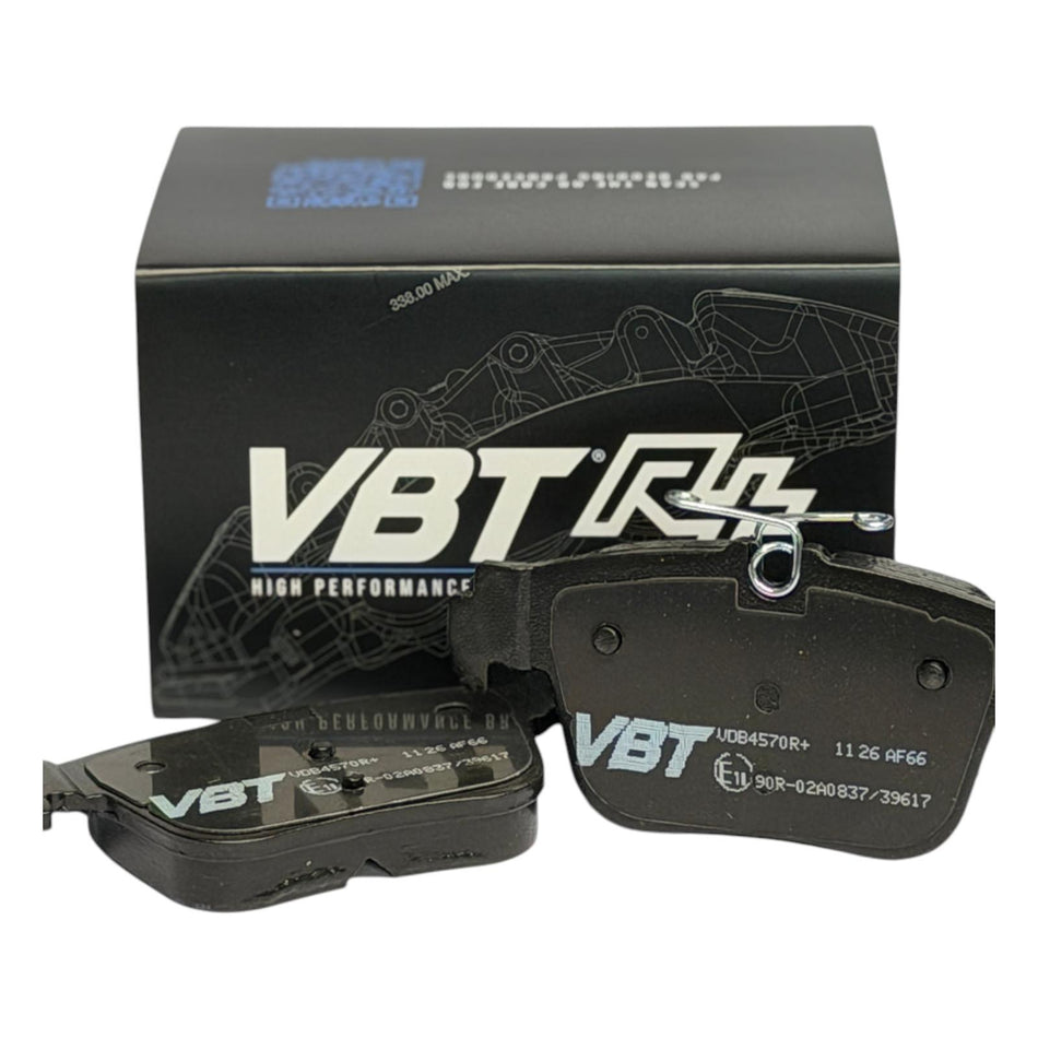 VBT Road Plus Rear Brake Pad Set for MQB Audi A3 8V S3 SQ2 Golf R GTI S3 Cupra