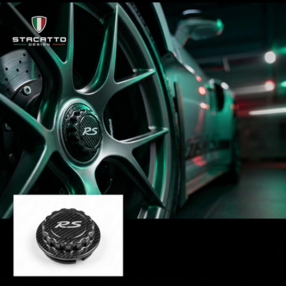 Stacatto Carbon Fibre Centre Lock Nut Protector For Porsche 911/92/97 GT3/RS GT3