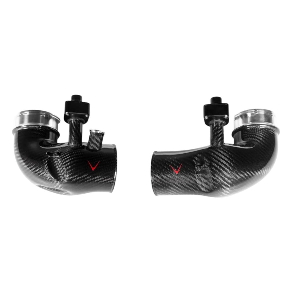 Eventuri Carbon Fiber Gloss Turbo Air Inlets Kit for BMW M5 G90 G99 S68 4.4l