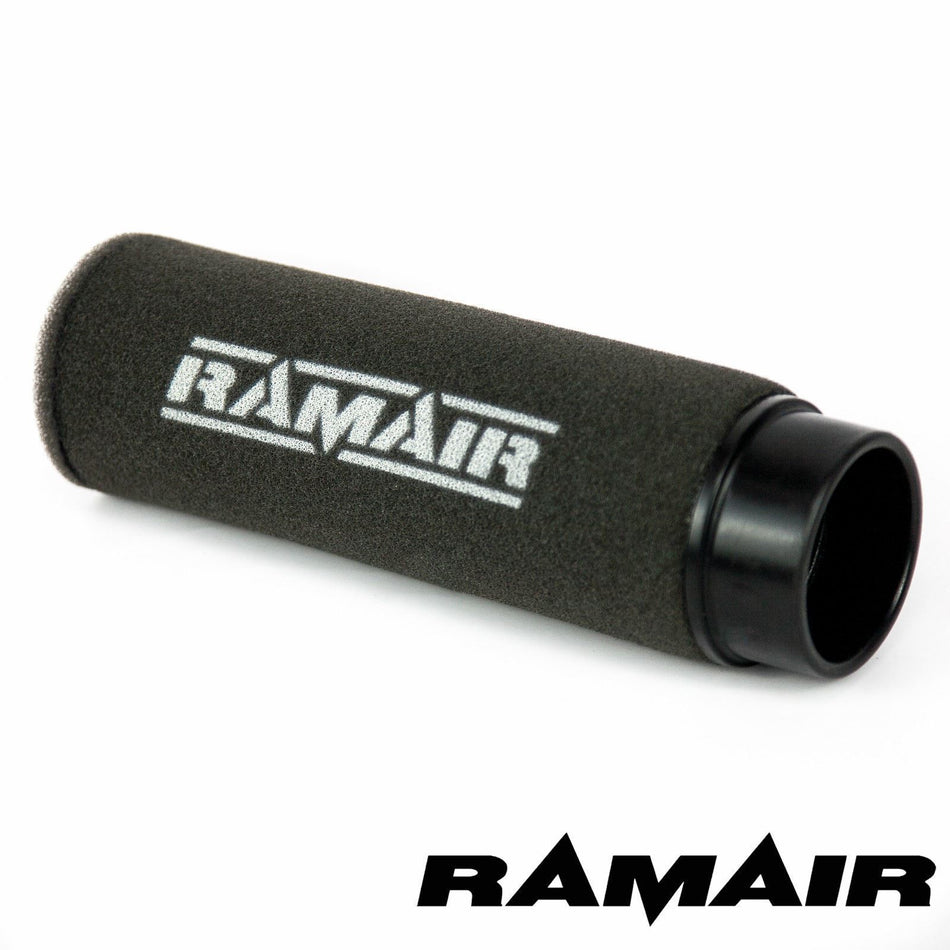 Ramair Performance Rubber Neck Formula 3 Race Pod Foam Air Filter 63mm ID