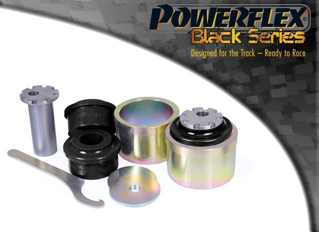 Powerflex Black Front Lower Radius Arm To Chassis Caster Adj PFF3-802GBLK 2 incl