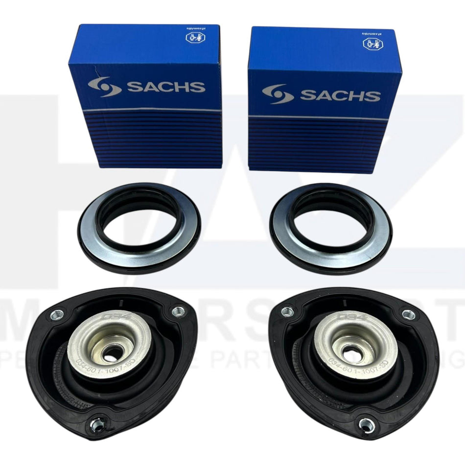 034Motorsport Front Strut Mounts & ZF 2x SACHS Bearings Kit For Audi RS3 8V