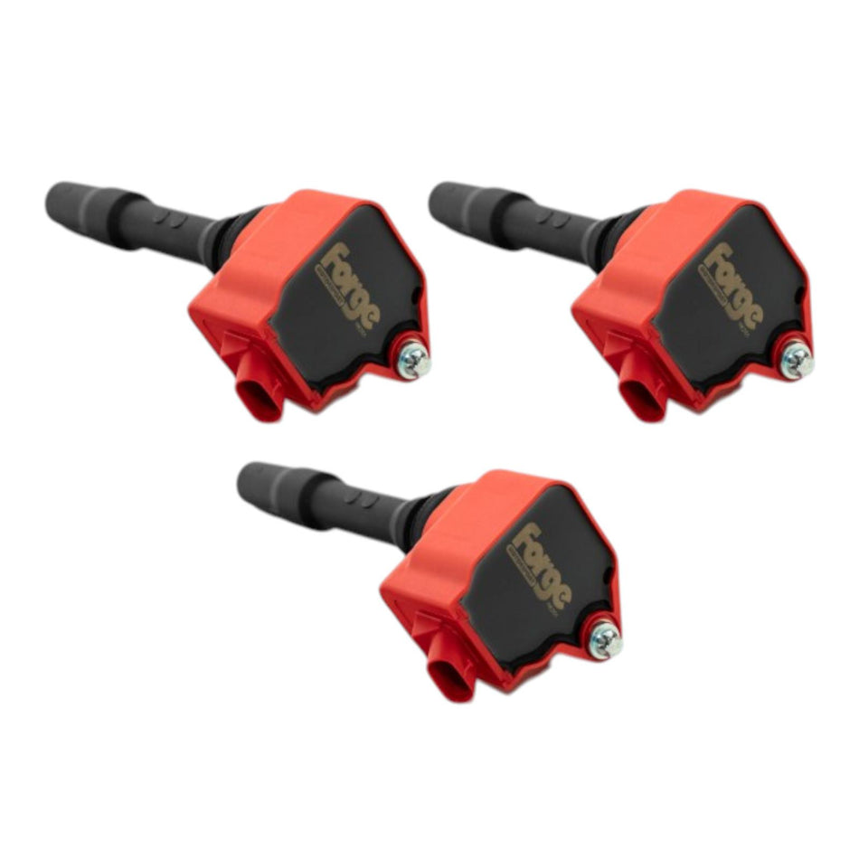 Forge Motorsport Red Ignition Coils Pack x3 For BMW Mini 116i 118i 218i 220i 318i Cooper B38