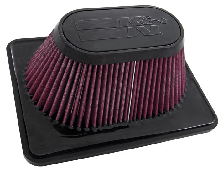 K&N Air Filter High-Flow Performance Washable Reusable Oiled Drop-In Cold Air