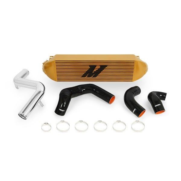 Mishimoto Intercooler Kit Ford Focus 13-18 Gold w/ Polished Pipes