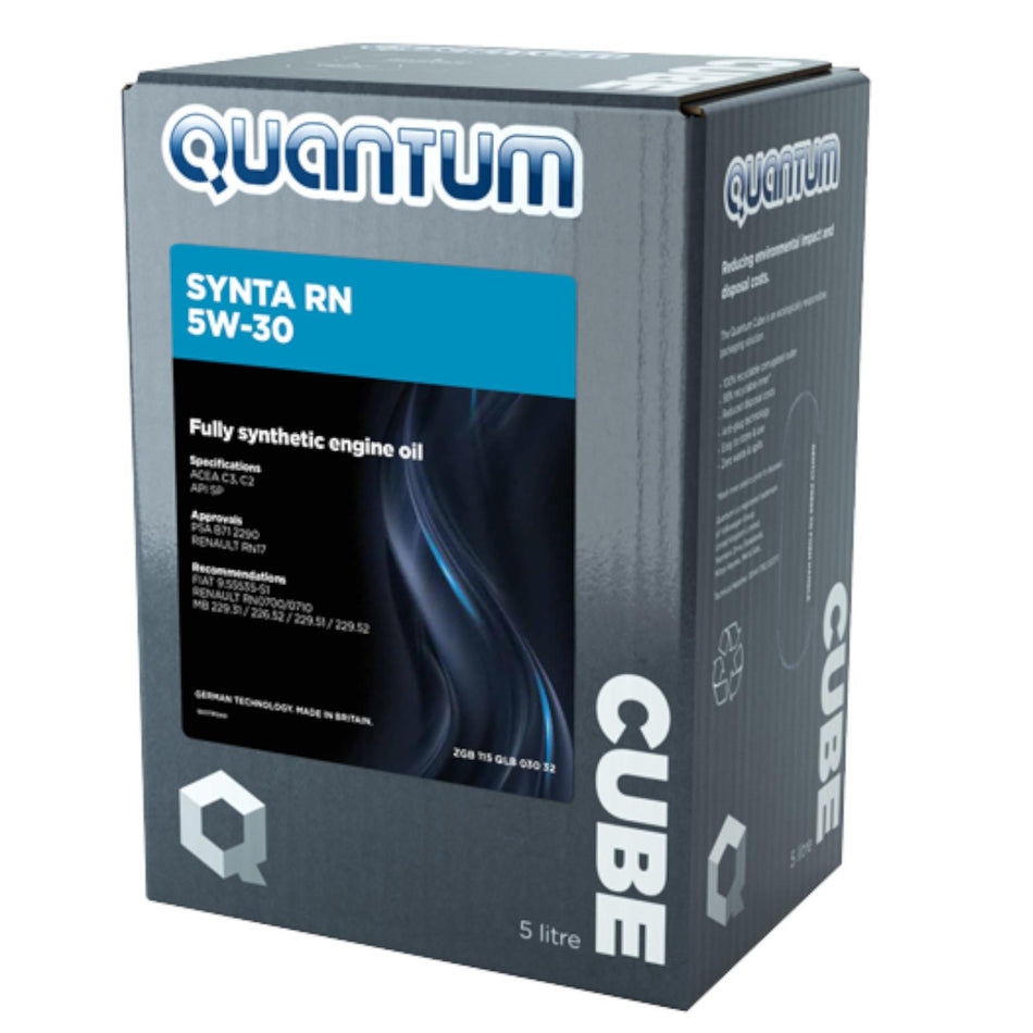 Quantum SYNTA RN 5W-30 Fully Synthetic Engine Oil 5L For PSA B71 2290 RENAULT + More