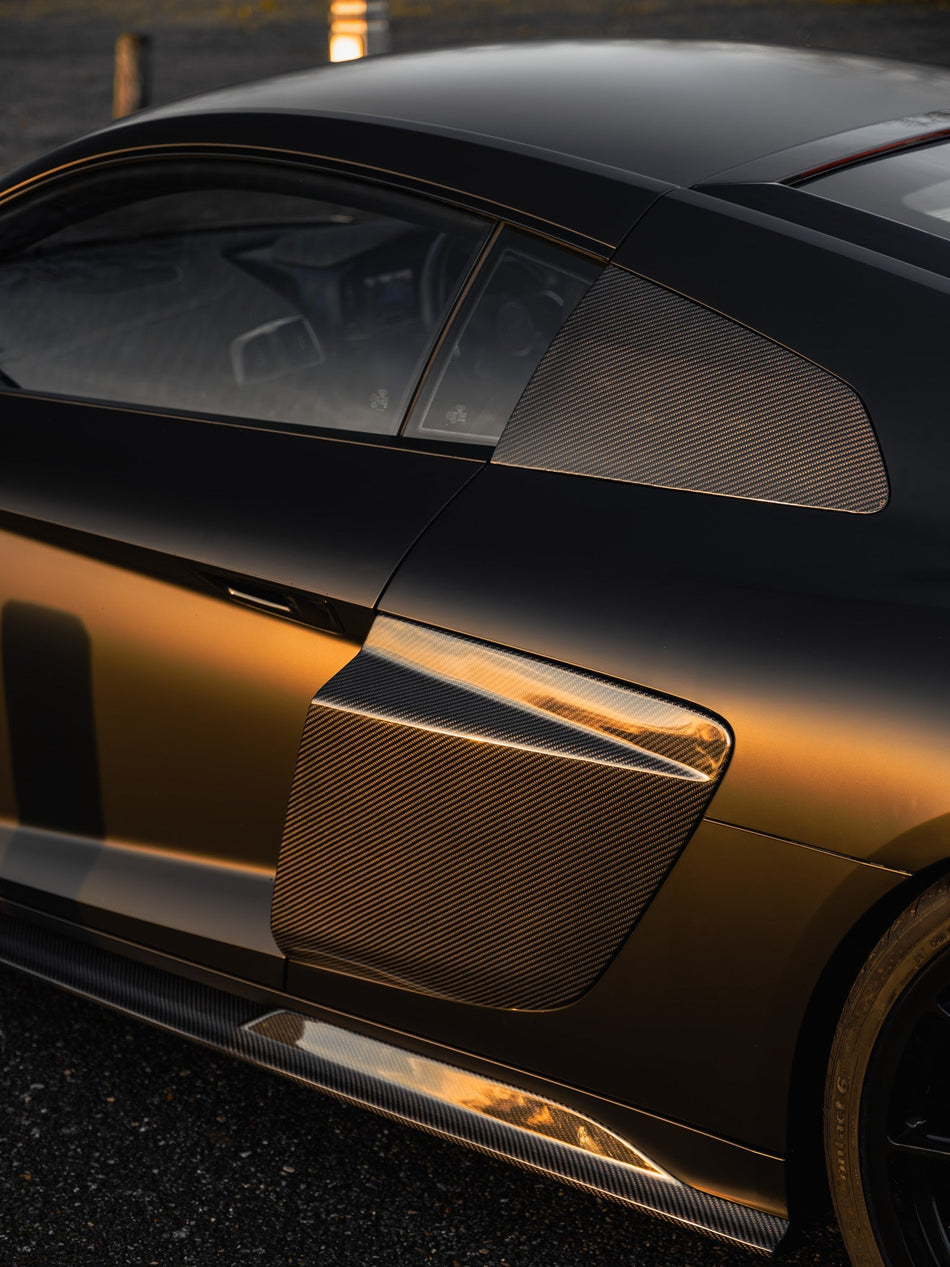 FORM Industries Audi R8 4S Facelift LCI Pre-Preg Carbon Fibre GT Side Garnishes by FORM (2021-2024)