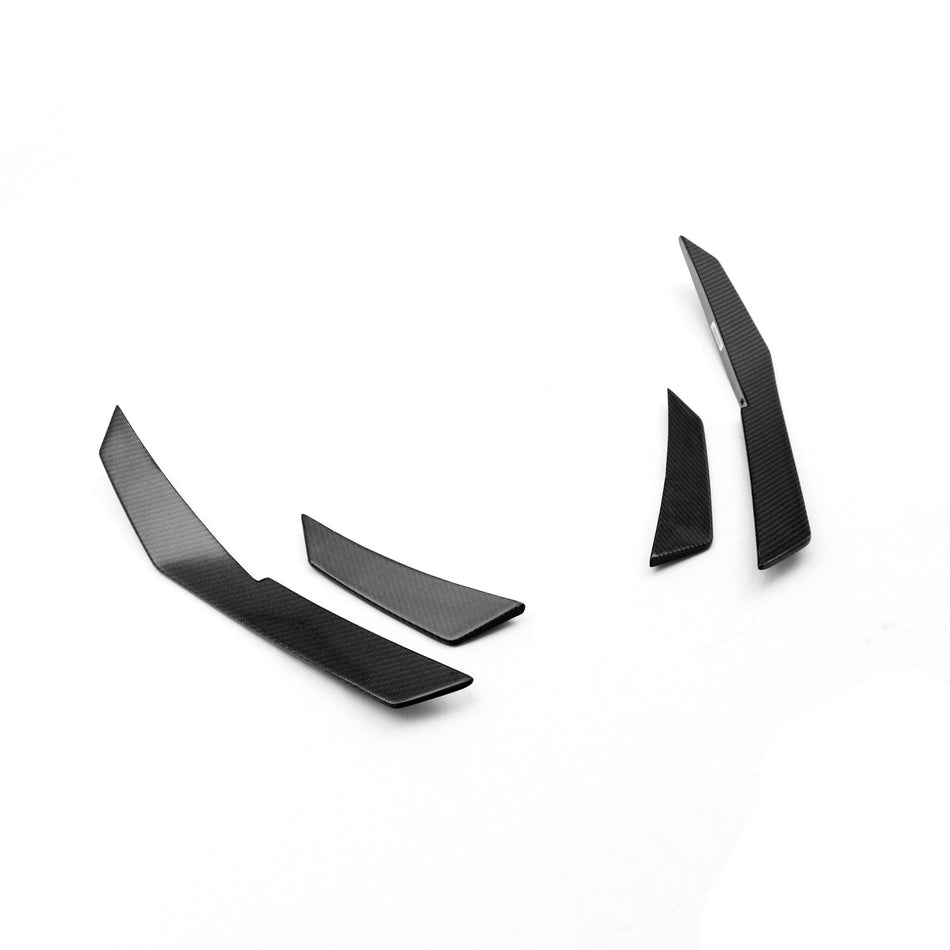 FORM Industries Audi R8 4S Facelift Pre-LCI Pre-Preg Carbon Fibre Front Bumper Canards by FORM (2015-2020)