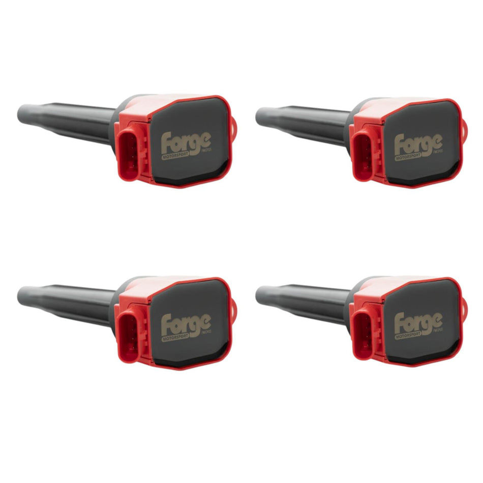 Forge Motorsport Red Ignition Coils Pack x4 For Hyundai i20N Elantra N 1.6 T-GDI