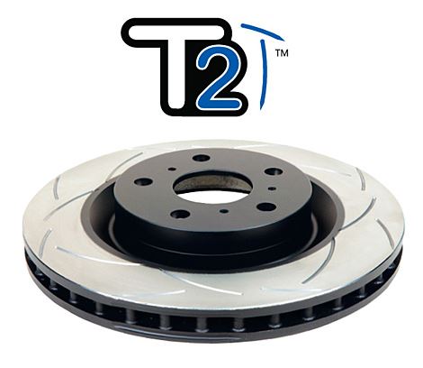 DBA Rear Brake Discs Street Series T2 Vented Pair For Holden Monaro 2004-2006