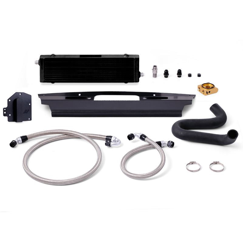 Mishimoto RHD Thermostatic Oil Cooler Kit Ford Mustang 15-17 Black